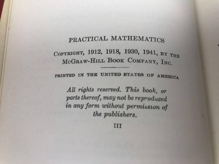 Collection Of Vintage Mathematics Books [Photo 10]