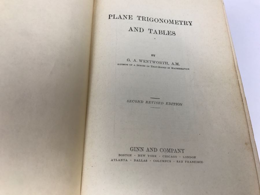 Collection Of Vintage Mathematics Books [Photo 19]