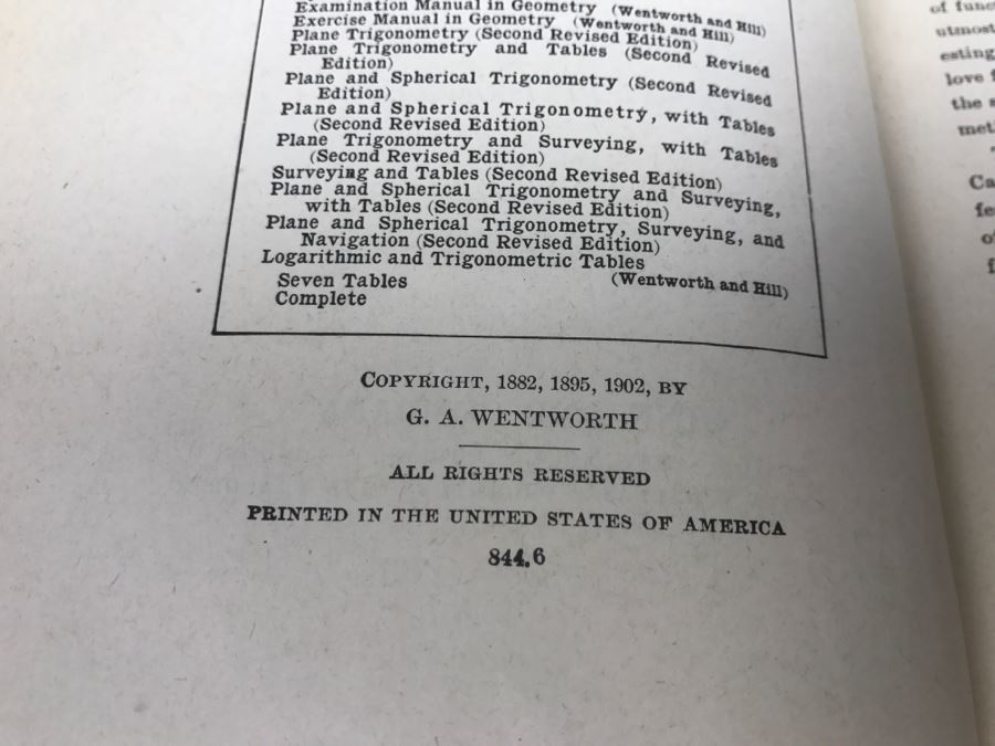 Collection Of Vintage Mathematics Books [Photo 21]