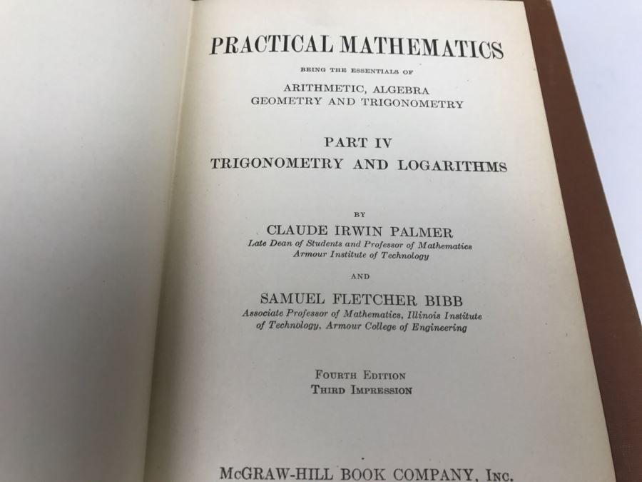 Collection Of Vintage Mathematics Books