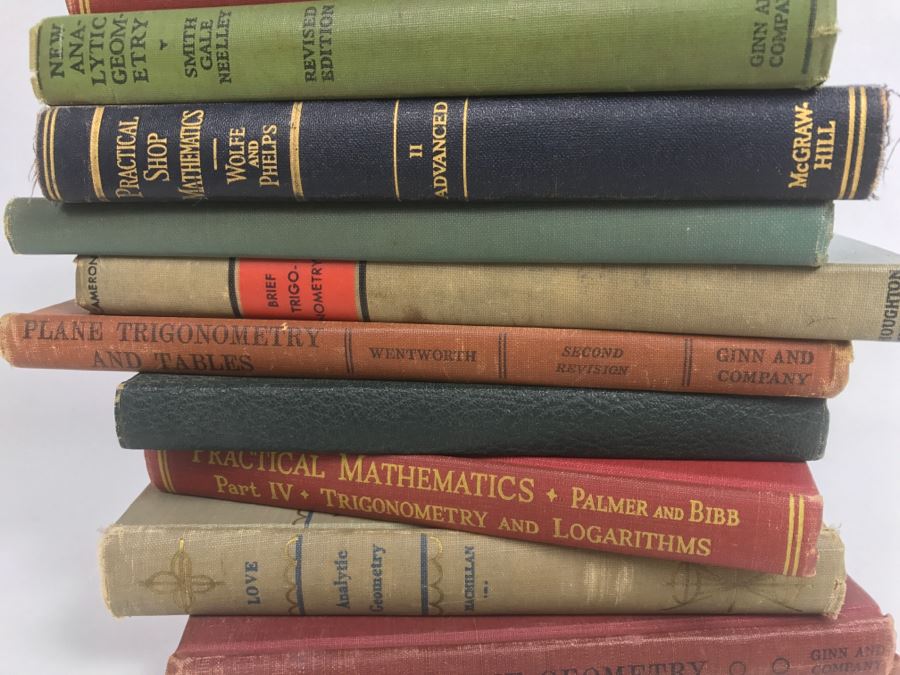 Collection Of Vintage Mathematics Books [Photo 5]
