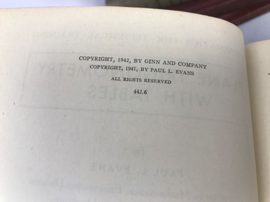 Collection Of Vintage Mathematics Books [Photo 16]