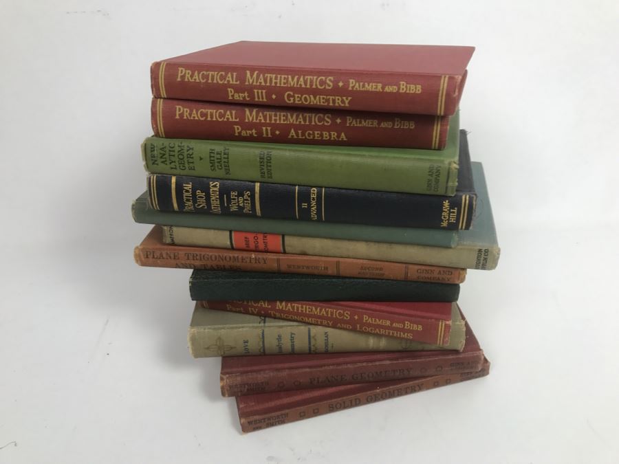 Collection Of Vintage Mathematics Books [Photo 2]