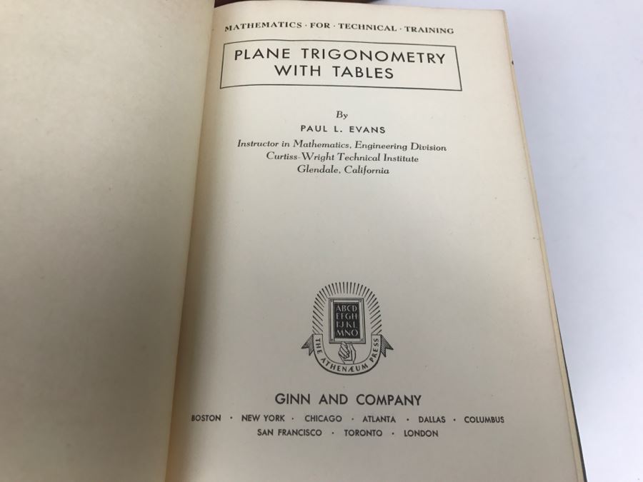 Collection Of Vintage Mathematics Books [Photo 15]
