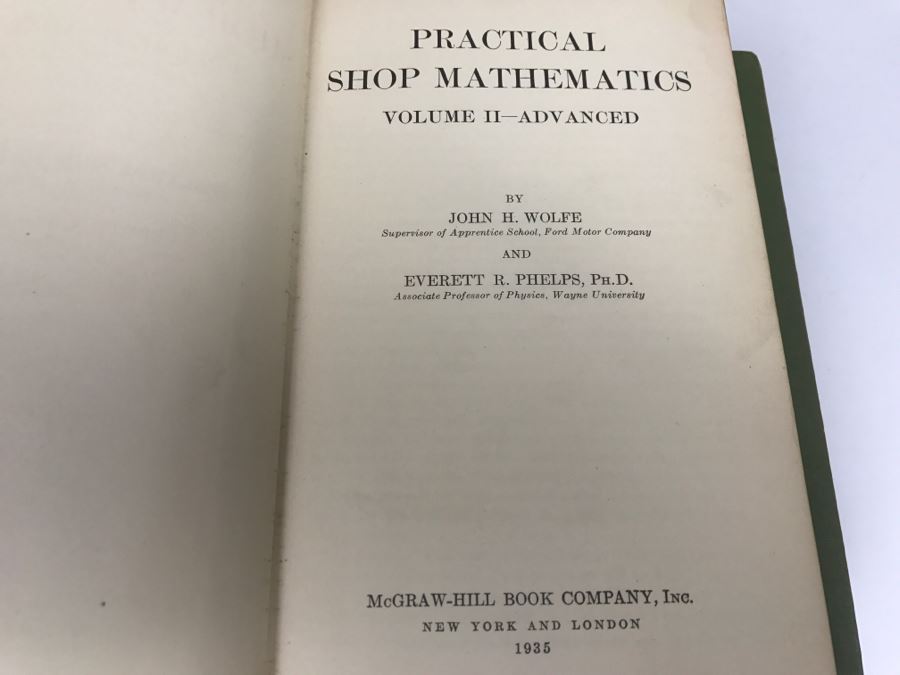 Collection Of Vintage Mathematics Books [Photo 13]