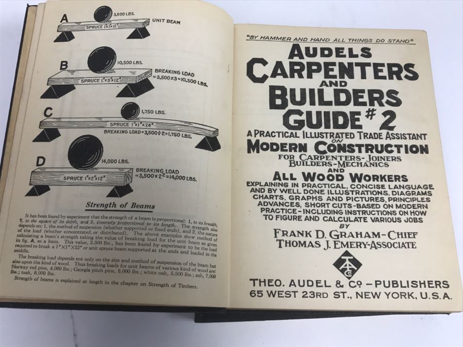 set-of-4-vintage-1927-books-audels-carpenters-and-builders-guides