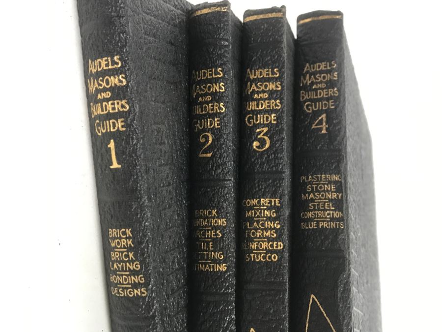 Vintage 1945 Set Of Audels Masons And Builders Guide Books [Photo 7]