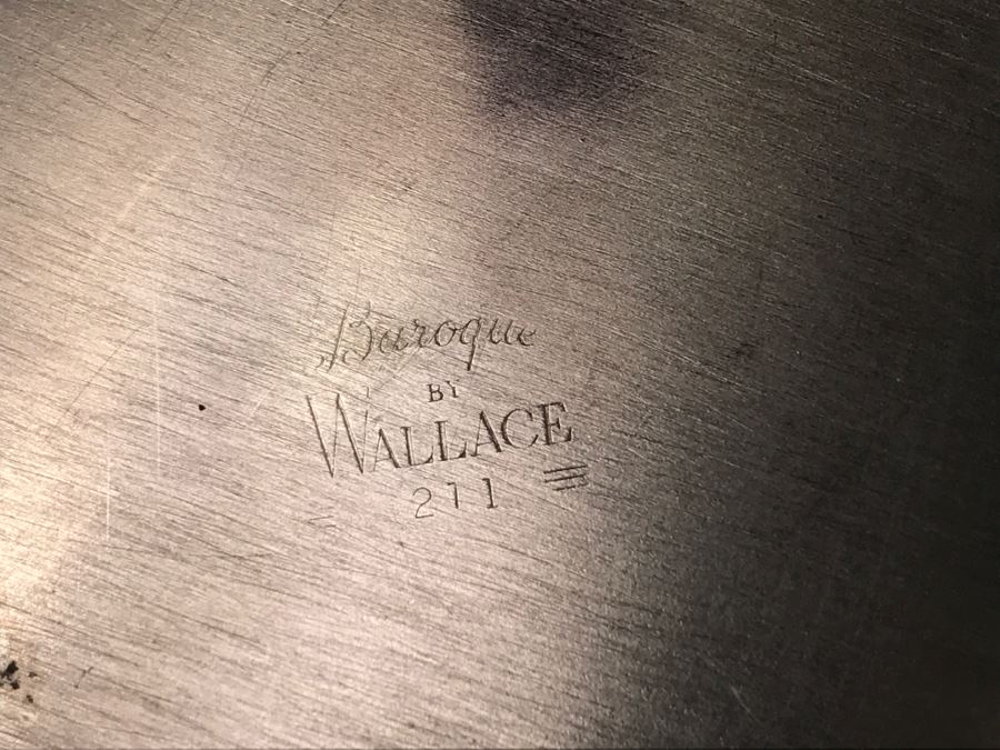 Set Of (3) Silverplate Trays Baroque By Wallace [Photo 9]