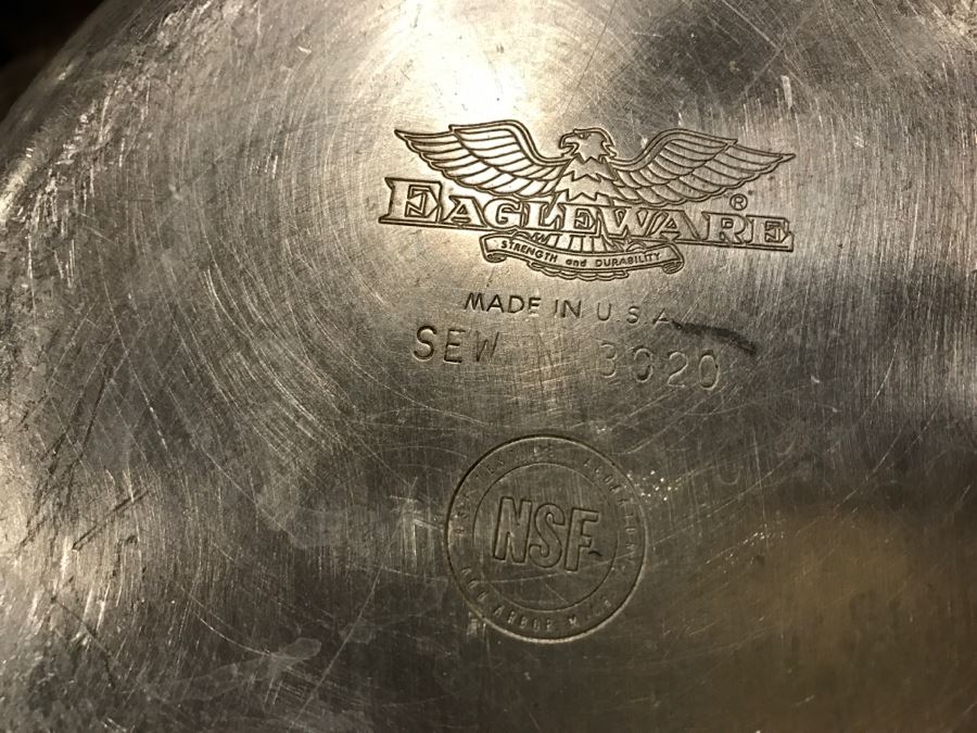 JUST ADDED - Kitchen Cookware Lot Skillets Pans Eagleware Bialetti [Photo 7]