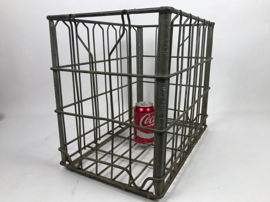 Vintage Industrial Carnation Milk Crate L.A. [Photo 3]