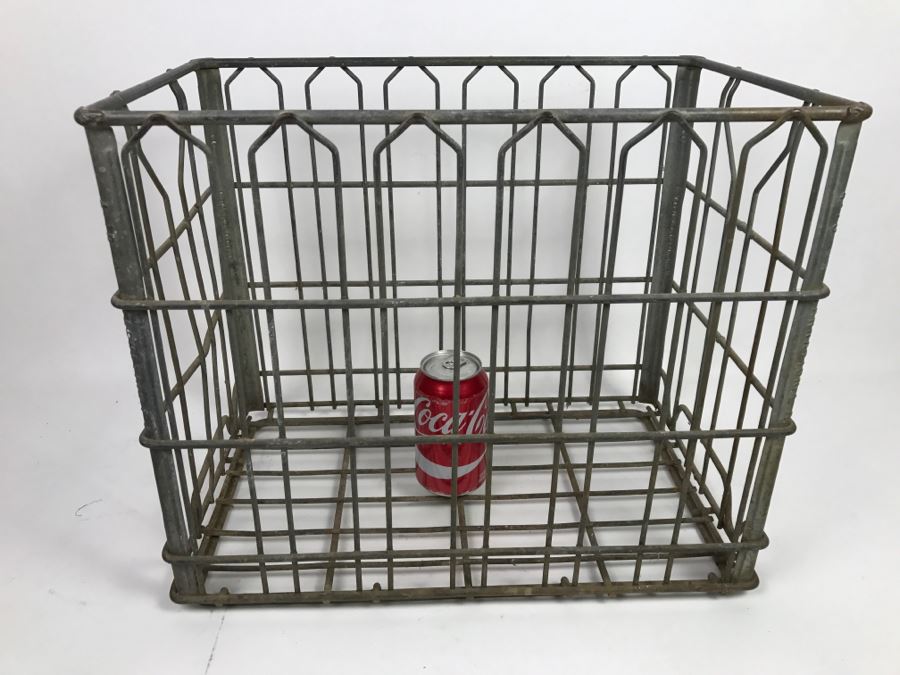 Vintage Industrial Carnation Milk Crate L.A. [Photo 2]