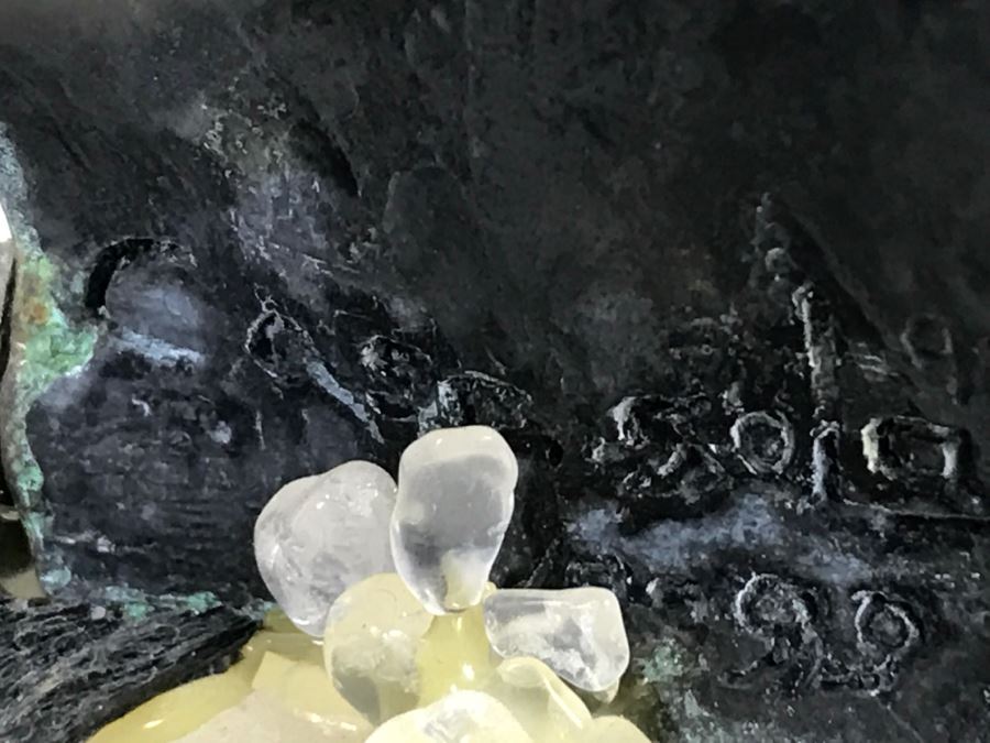 Ebano Bronze Sculpture Galloping On Rock Crystal Marble Base From Casasola Collection Made In Spain Estimate $1,000 [Photo 36]