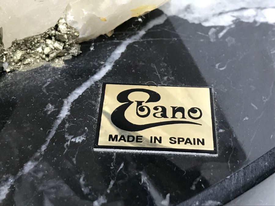 Ebano Bronze Sculpture Galloping On Rock Crystal Marble Base From Casasola Collection Made In Spain Estimate $1,000 [Photo 5]