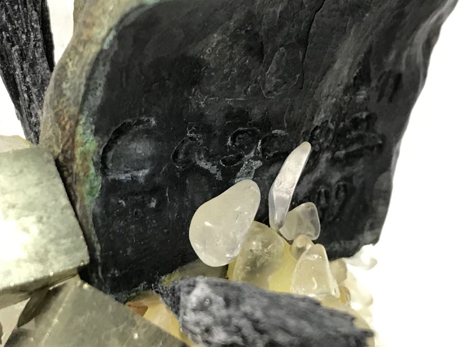 Ebano Bronze Sculpture Galloping On Rock Crystal Marble Base From Casasola Collection Made In Spain Estimate $1,000 [Photo 32]