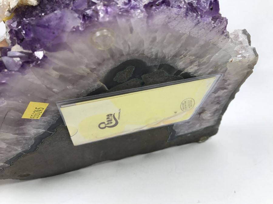 Ebano Bronze Sculpture Sunset With Amethyst From The Vidal Collection With Amethyst And Rock Crystals Estimate $1,100 [Photo 2]