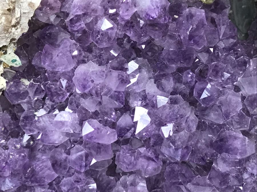 Ebano Bronze Sculpture Sunset With Amethyst From The Vidal Collection With Amethyst And Rock Crystals Estimate $1,100 [Photo 11]