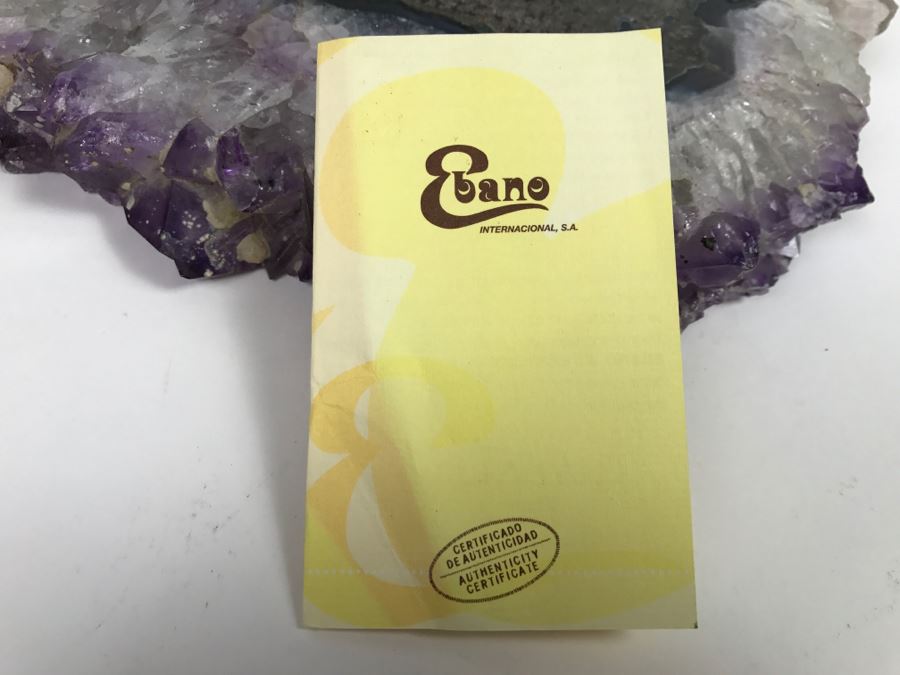 Ebano Bronze Sculpture Sunset With Amethyst From The Vidal Collection With Amethyst And Rock Crystals Estimate $1,100 [Photo 31]