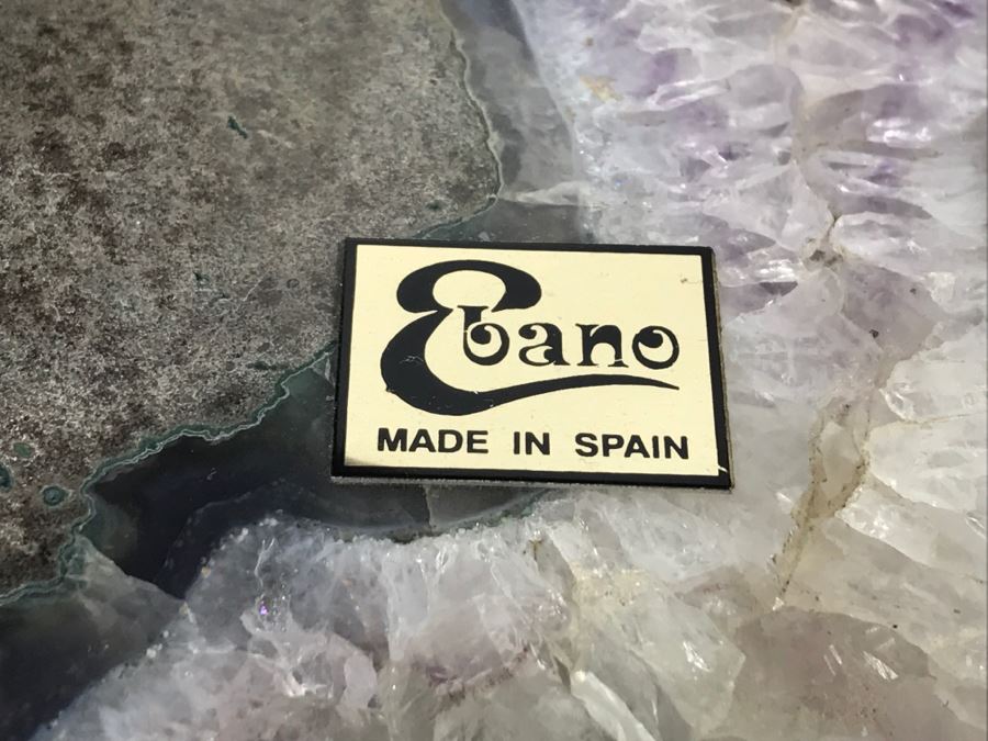 Ebano Bronze Sculpture Sunset With Amethyst From The Vidal Collection With Amethyst And Rock Crystals Estimate $1,100 [Photo 9]