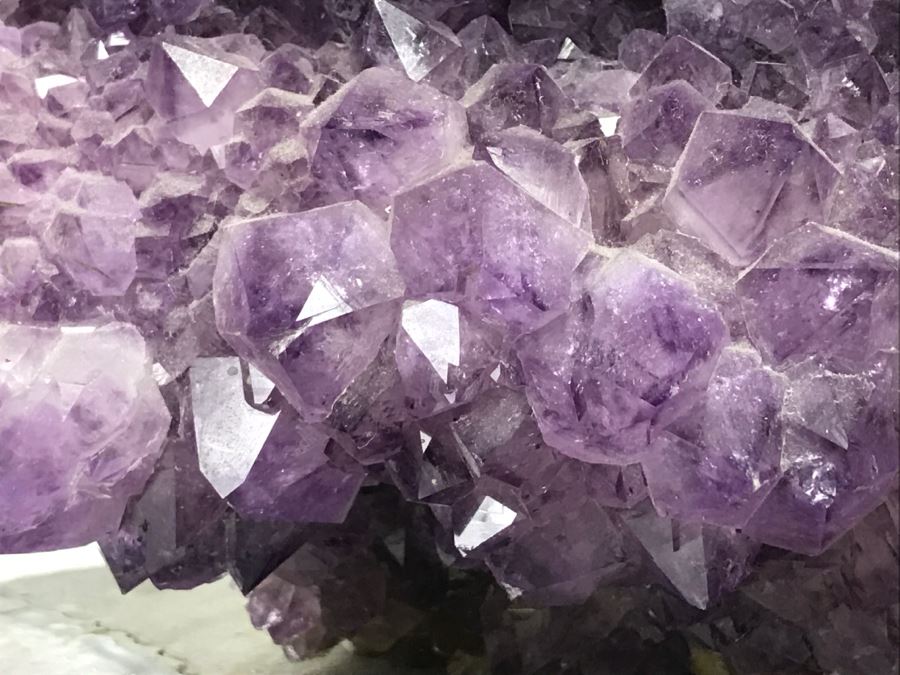 Ebano Bronze Sculpture Sunset With Amethyst From The Vidal Collection With Amethyst And Rock Crystals Estimate $1,100 [Photo 13]