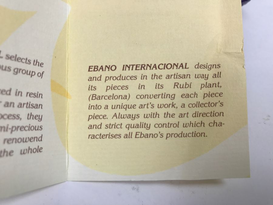 Ebano Bronze Sculpture Sunset With Amethyst From The Vidal Collection With Amethyst And Rock Crystals Estimate $1,100 [Photo 35]
