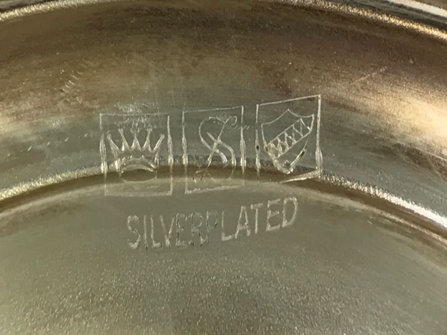 Footed Silverplate Bowl With Handle [Photo 7]