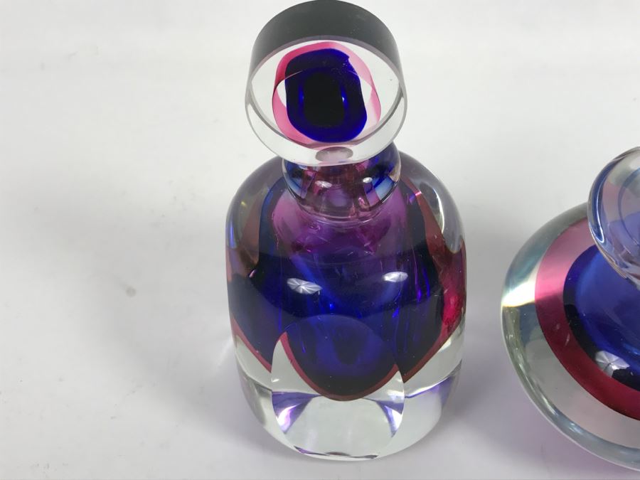 Pair Of Glass Perfume Bottles [Photo 6]