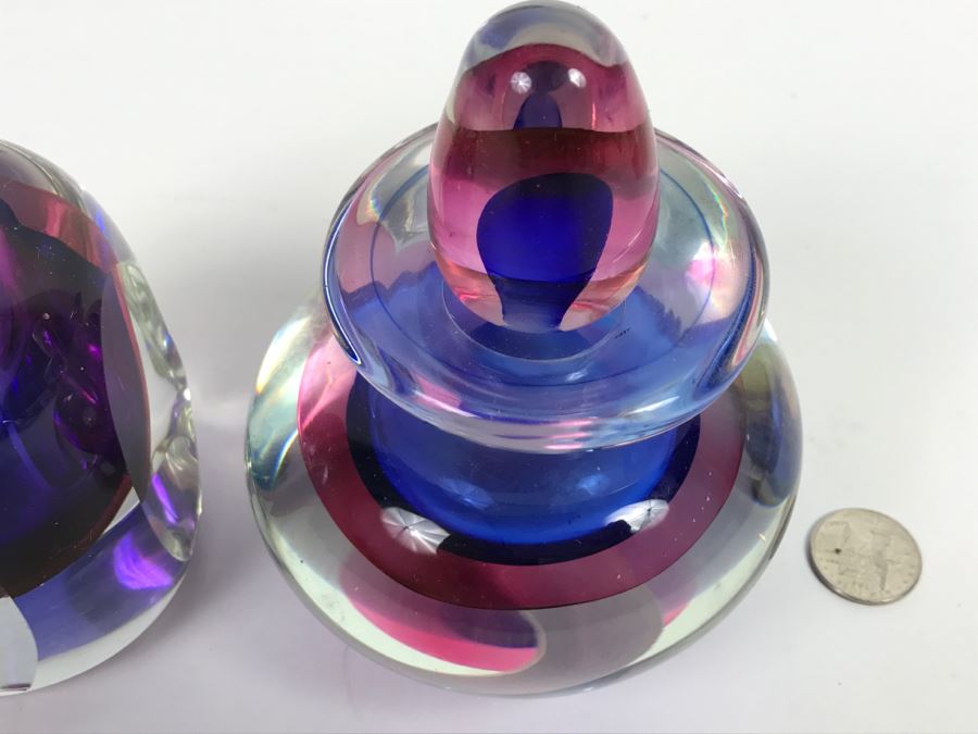 Pair Of Glass Perfume Bottles [Photo 5]
