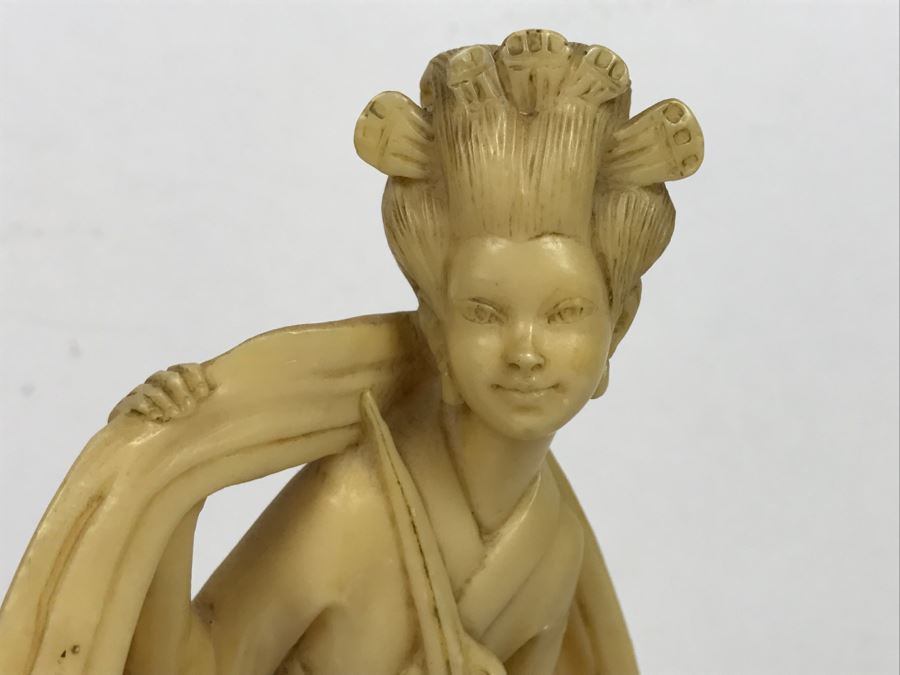 Vintage Asian Resin Figurine