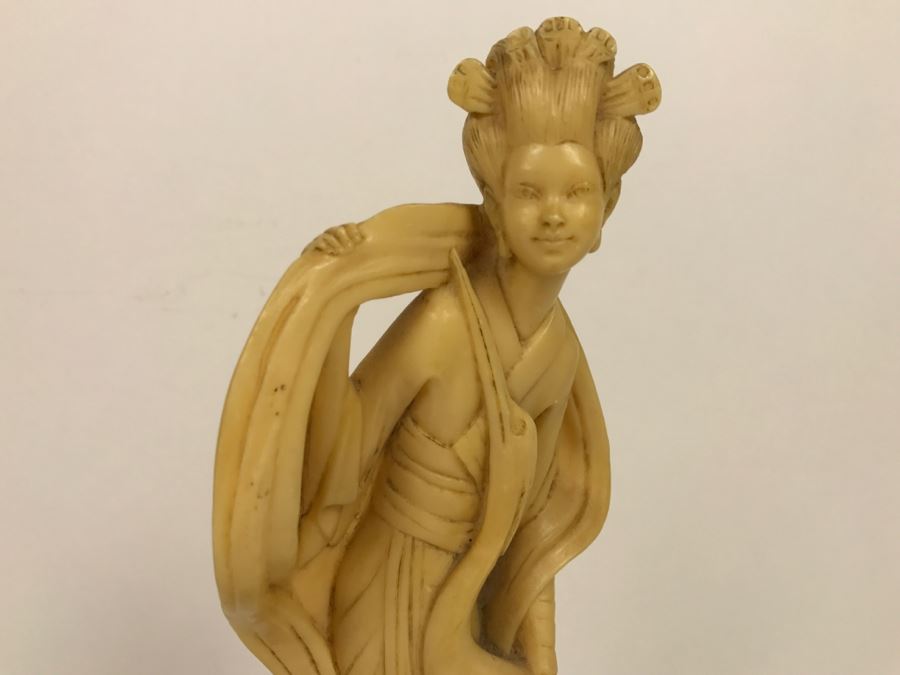 Vintage Asian Resin Figurine