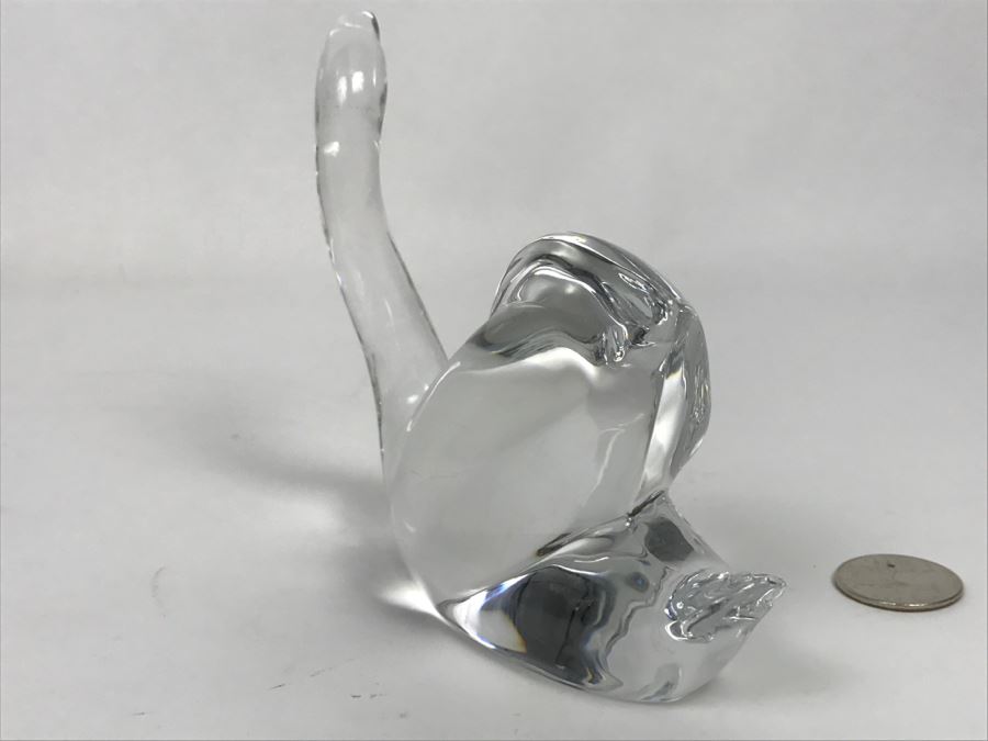 Vintage Baccarat Crystal France Swan Signed And Stamped [Photo 7]