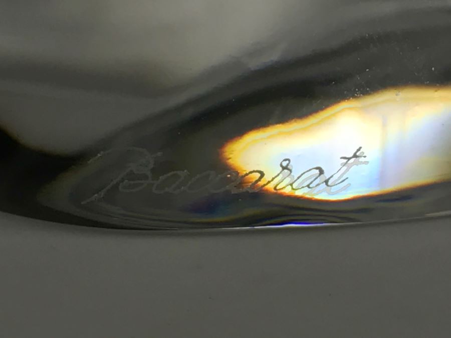Vintage Baccarat Crystal France Swan Signed And Stamped [Photo 2]