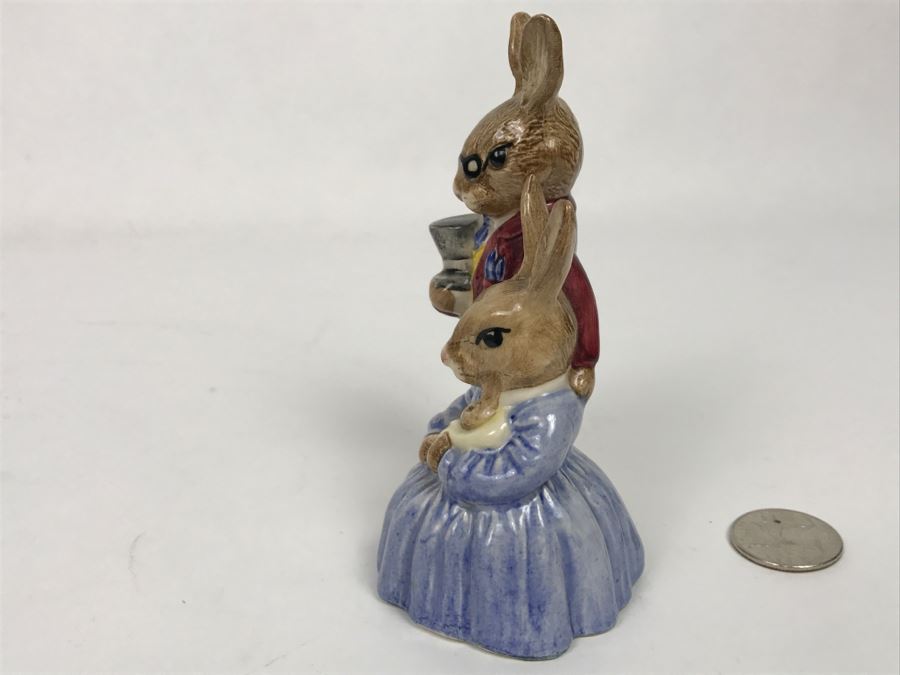 Vintage Royal Doulton Father Mother & Victoria Bunnykins Figurine [Photo 6]