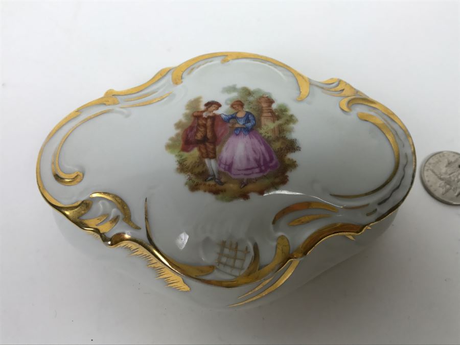 Hand Painted Limoges France Trinket Box [Photo 5]