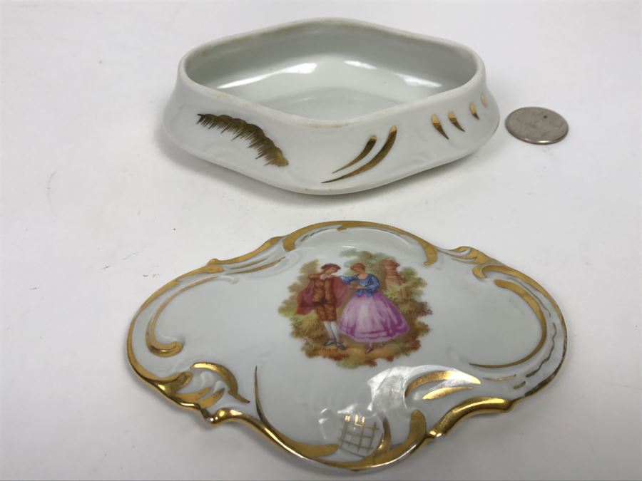 Hand Painted Limoges France Trinket Box [Photo 6]
