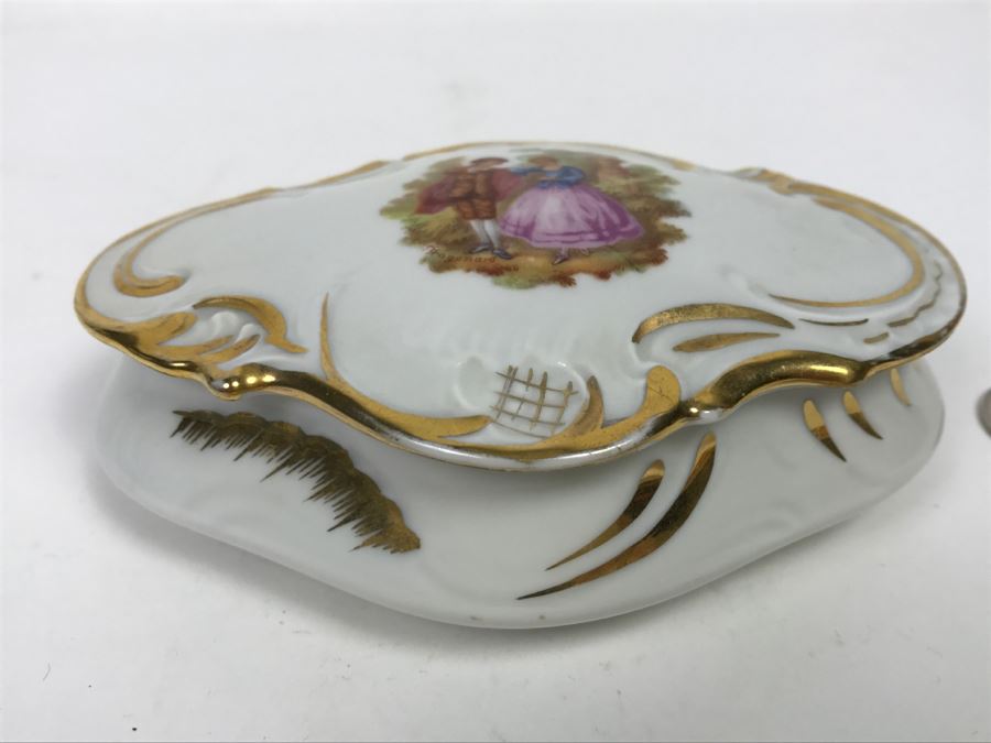 Hand Painted Limoges France Trinket Box [Photo 3]