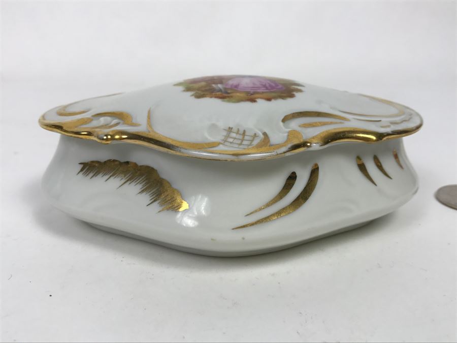 Hand Painted Limoges France Trinket Box [Photo 4]
