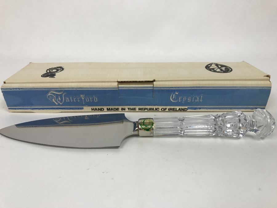 Waterford Crystal Pie Server With Box [Photo 4]