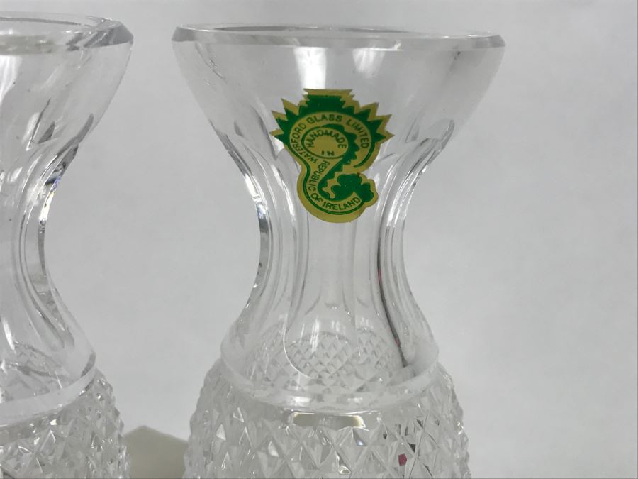 Pair Of Waterford Crystal Vases With Box [Photo 6]