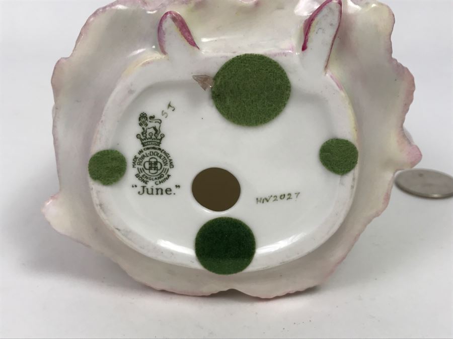 Vintage Royal Doulton Figurine June HN 2027 Signed SJ [Photo 2]