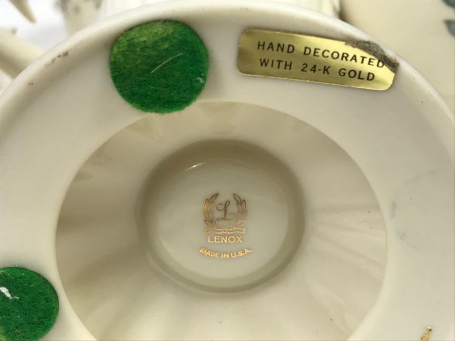 Huge LENOX China Lot With 24K Gold Hand Decorated Items [Photo 18]
