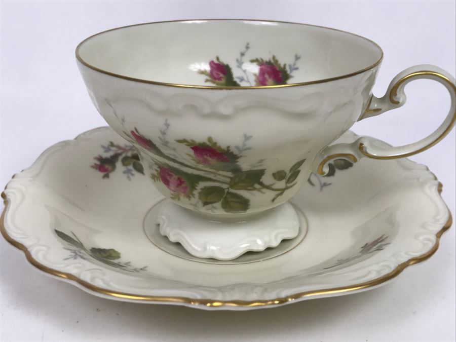 Set Of (5) China Cups And Saucers: Salisbury China, Rosenthal, Shelley [Photo 13]