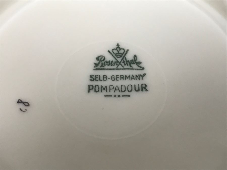 Set Of (5) China Cups And Saucers: Salisbury China, Rosenthal, Shelley [Photo 15]