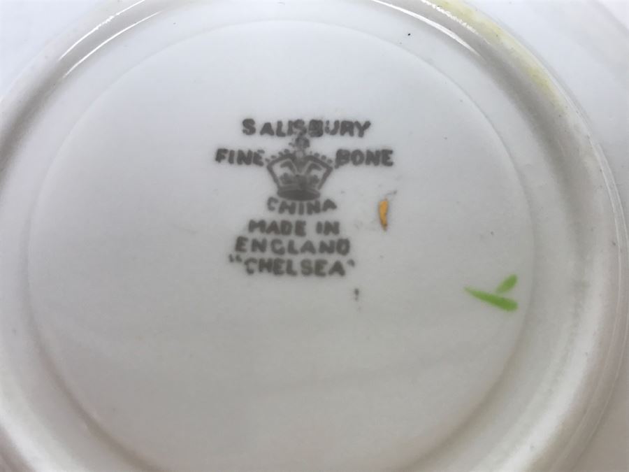 Set Of (5) China Cups And Saucers: Salisbury China, Rosenthal, Shelley [Photo 4]