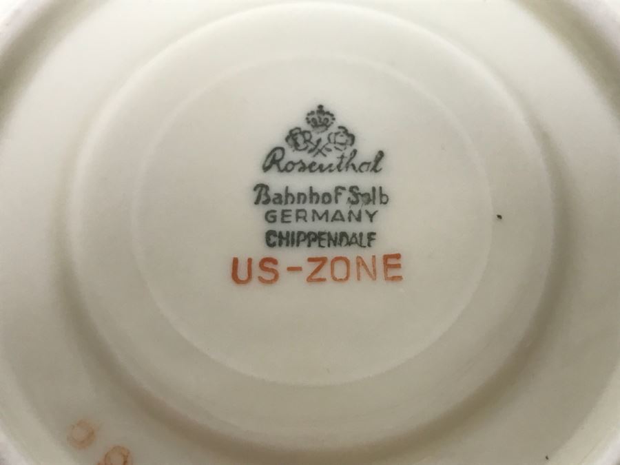 Set Of (5) China Cups And Saucers: Salisbury China, Rosenthal, Shelley [Photo 7]