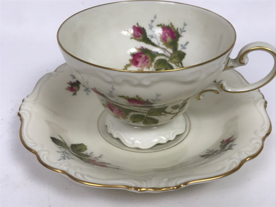 Set Of (5) China Cups And Saucers: Salisbury China, Rosenthal, Shelley [Photo 14]