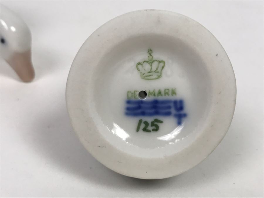 Pair Of Danish Bird And Duck Animal Figurines: Royal Denmark And B&G [Photo 7]