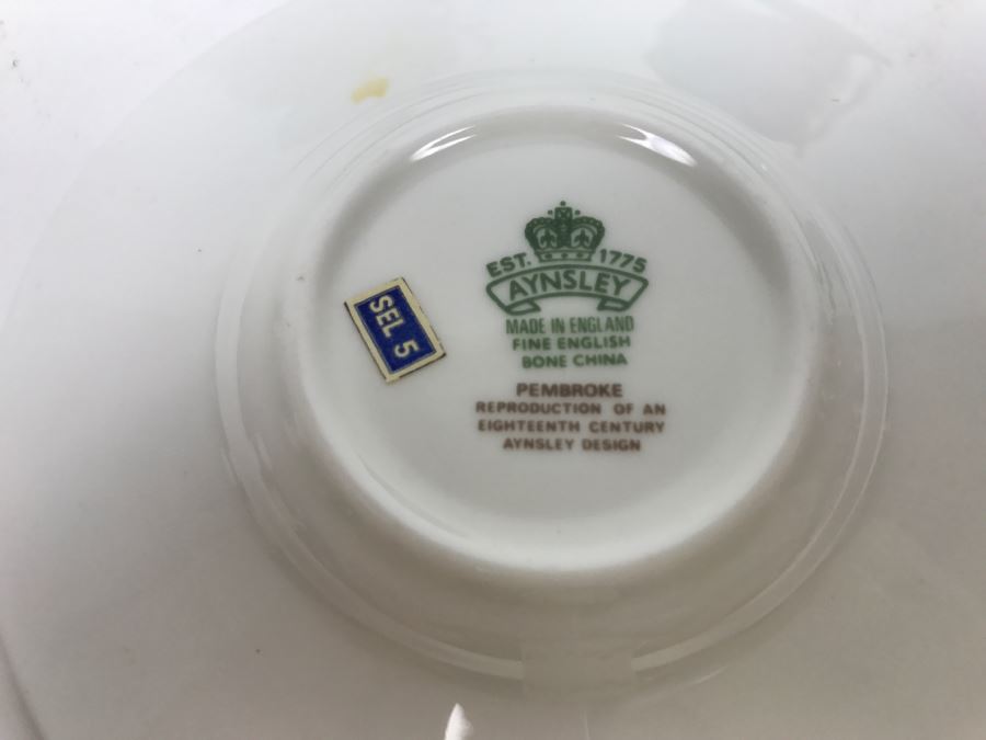 Set Of (5) Vintage China Cups And Saucers: Russian, Aynsley, Royal Copenhagen [Photo 9]