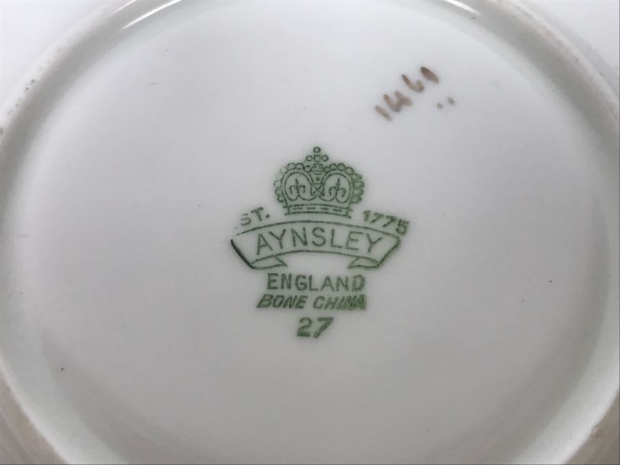 Set Of (5) Vintage China Cups And Saucers: Russian, Aynsley, Royal Copenhagen [Photo 13]