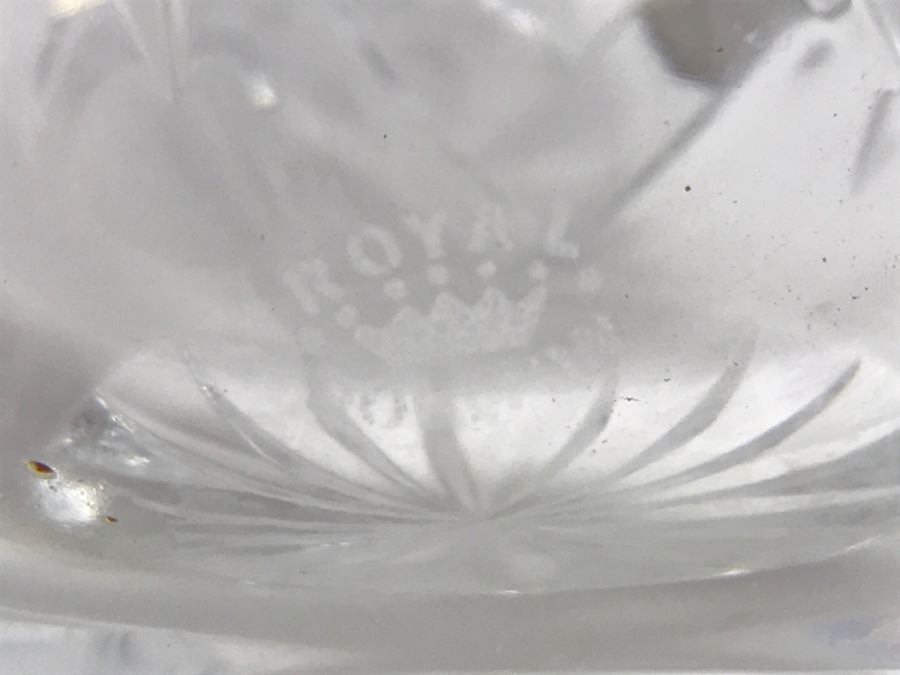 Huge Cut Glass Crystal Lot Featuring Royal Doulton Crystal Piece [Photo 23]