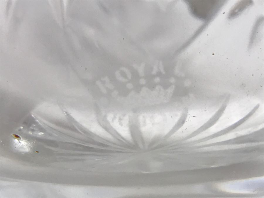 Huge Cut Glass Crystal Lot Featuring Royal Doulton Crystal Piece [Photo 22]